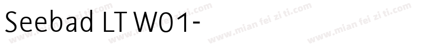 Seebad LT W01字体转换